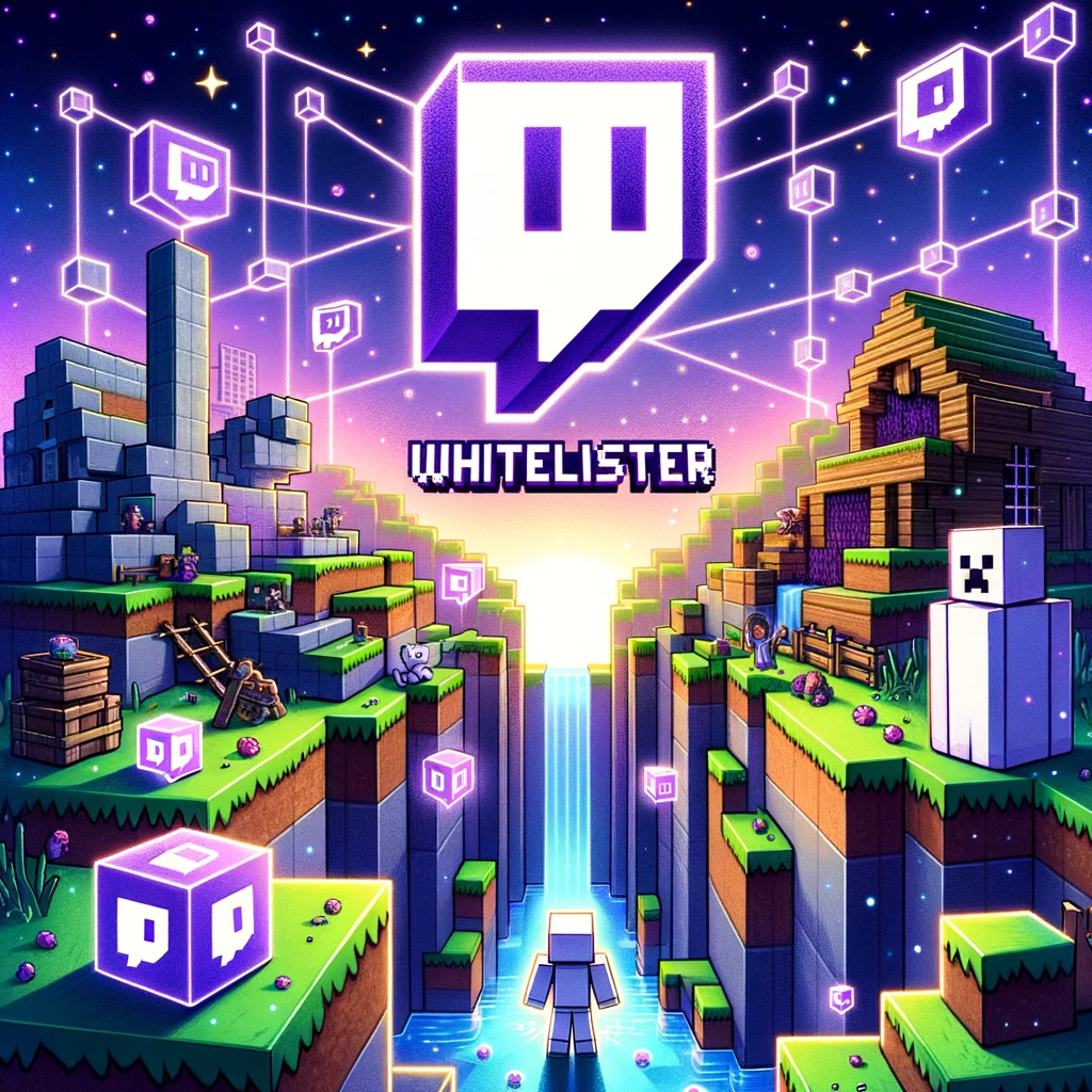 TwitchWhitelister is a Twitch-Minecraft bridge that allows streamers to whitelist their viewers on their Minecraft server based on configurable requirements, thus improving viewer retention rate.